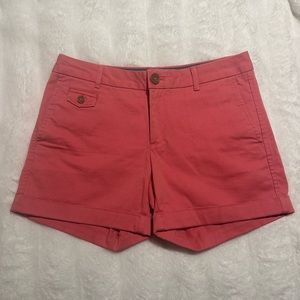 Banana Republic cuffed coral shorts size 2